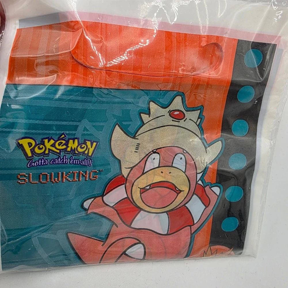 Pokemon Unisex Party Gift Bags Slowking Blastoise Vintage 2000 DesignWare 8ct OS